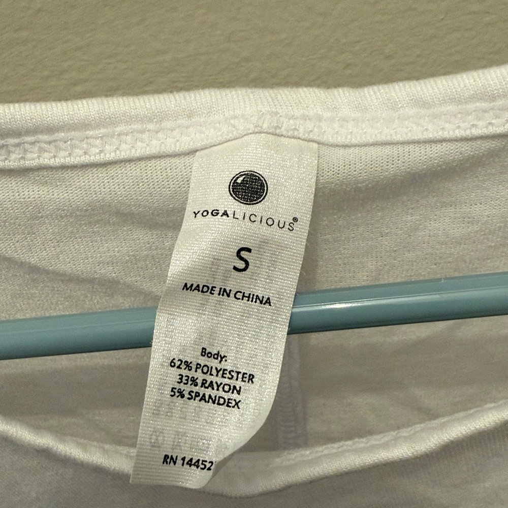 Yogalicious Classic White Tee